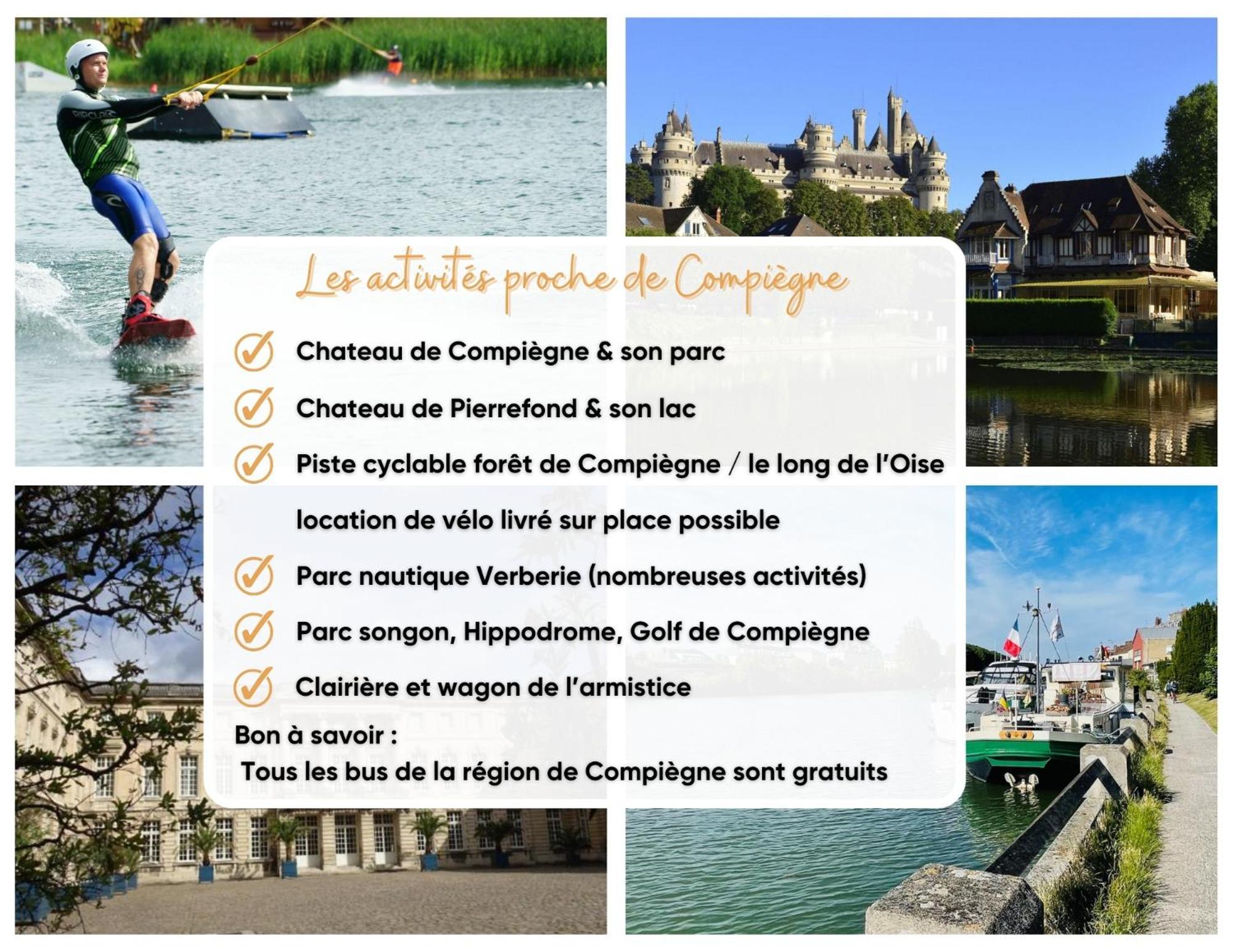 Chambre Songe Dans Maison Au Calme Compiegne Ngoại thất bức ảnh
